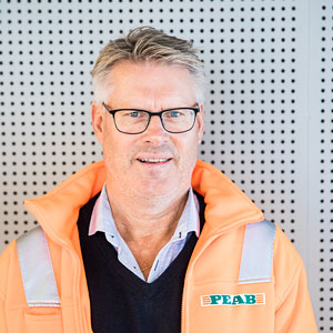 Ulf Lindberg, arbetschef Halland, PEAB